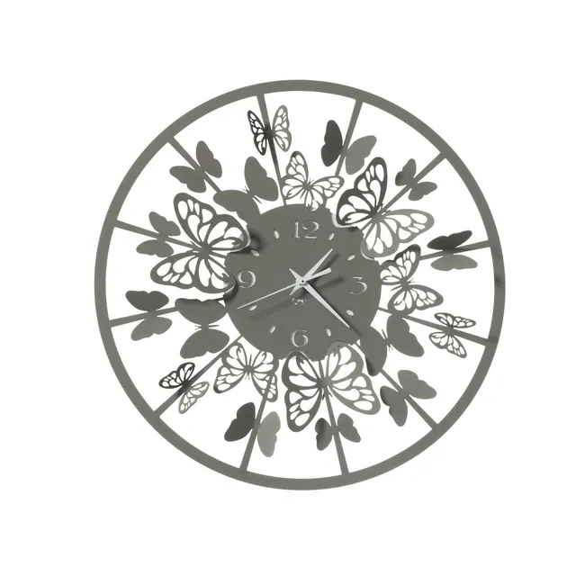 arti-mestieri-sfarfallio-piccolo-orologio-da-parete-41-cm-con-farfalle image 1