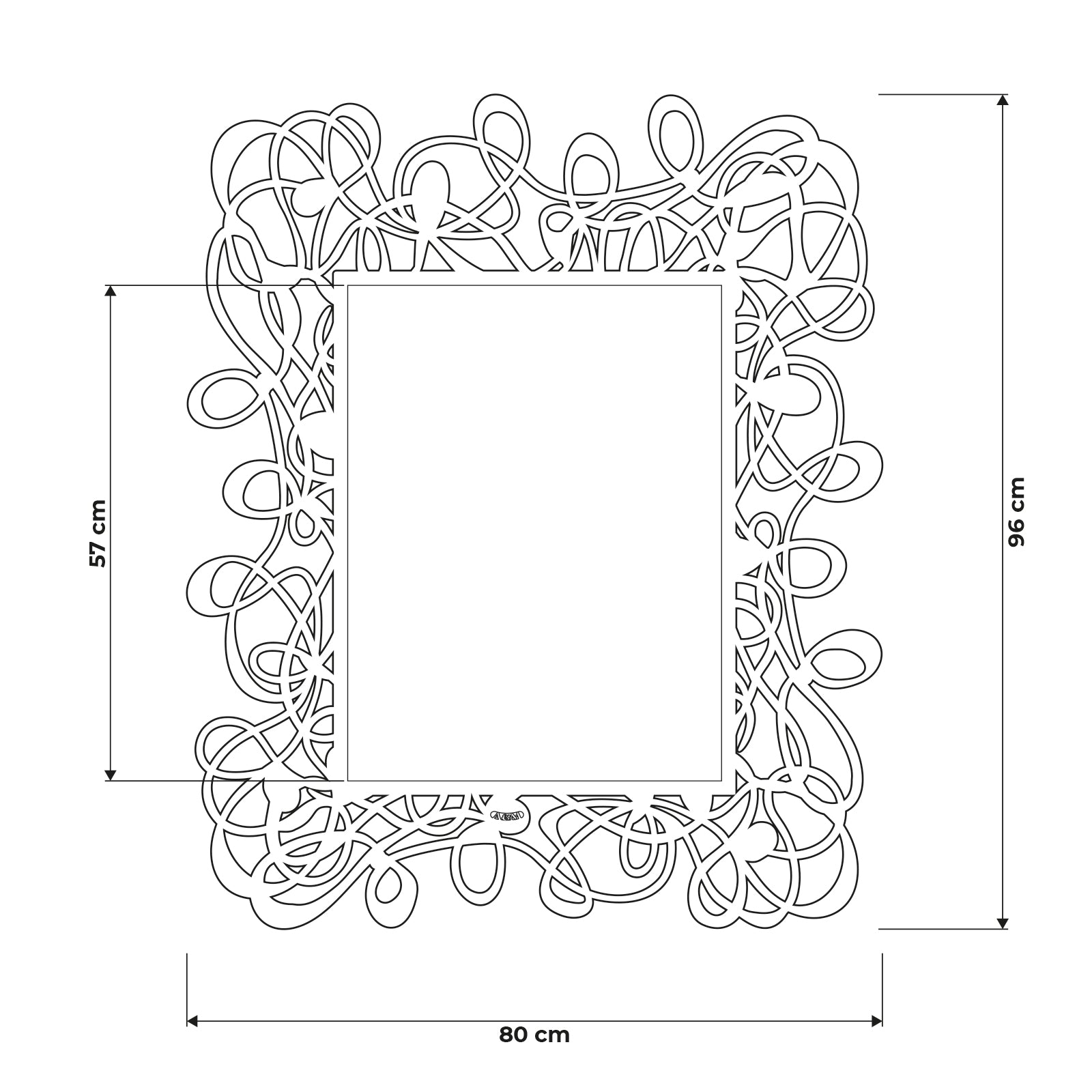 arti-mestieri-scarabocchio-specchio-da-parete-decorativo image 3