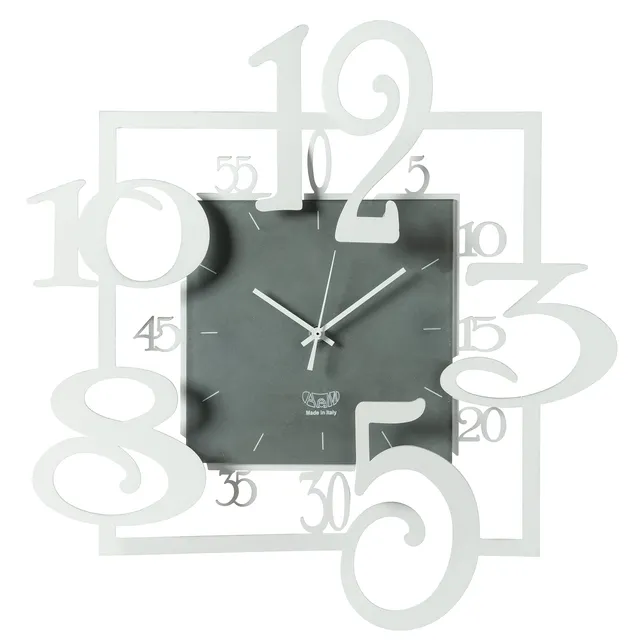 arti-mestieri-amos-orologio-da-parete-irregolare-in-ferro image 1