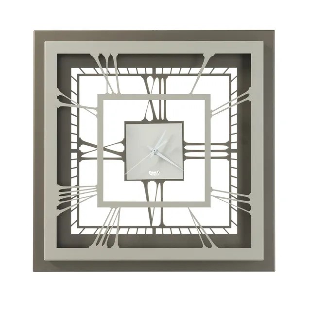 arti-mestieri-olimpo-piccolo-orologio-quadrato-da-parete-in-ferro image 1