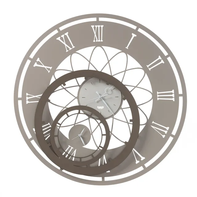 arti-mestieri-orologio-da-parete-cronos-70-cm-numeri-romani image 1
