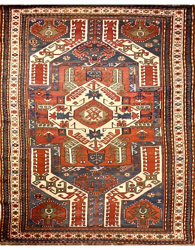 illulian-kasak-oushak-kasim-tappeto-caucaso-270x150-cm-lana image 1
