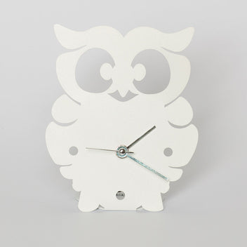 arti-mestieri-gufetto-orologio-da-tavolo-in-ferro-13x16-cm image 4