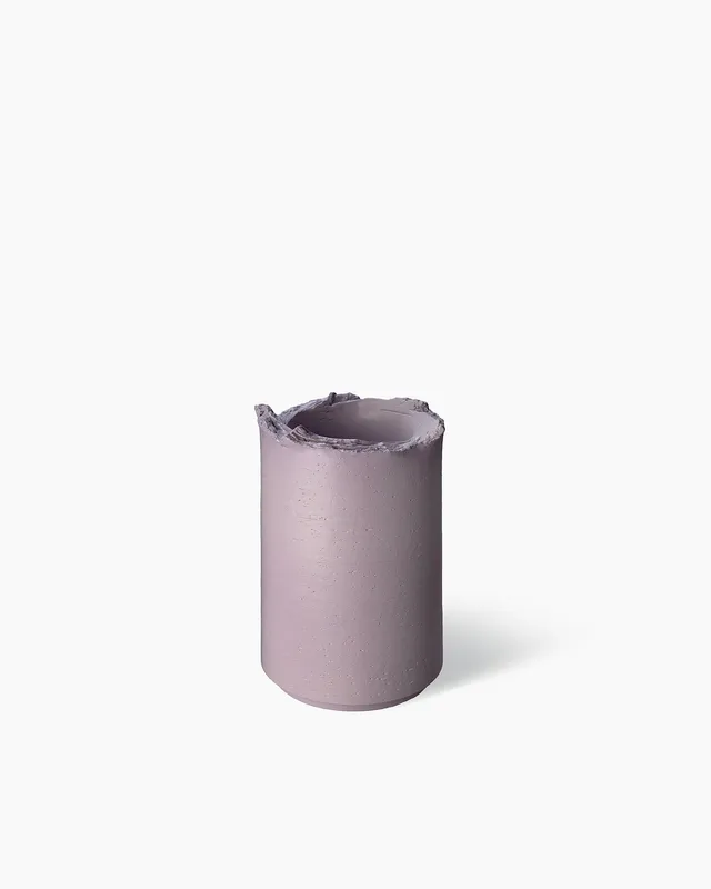 bitossi-ceramiche-vaso-formafantasma-terra-bianca-lilla-matt-2018 image 1
