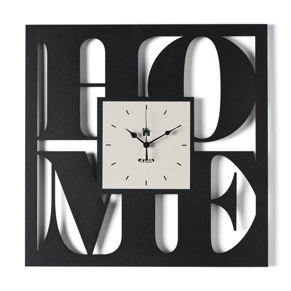 arti-mestieri-home-orologio-da-parete-quadrato-traforato image 1