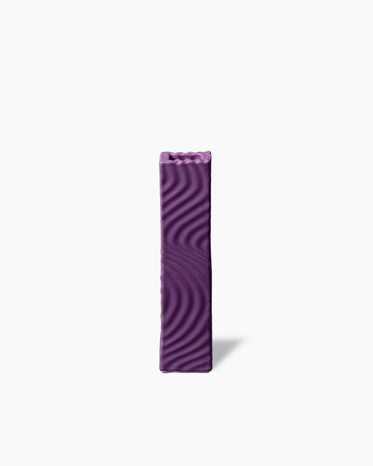 bitossi-ceramiche-vaso-quadrato-wiggle-max-lamb-viola-matt image 1