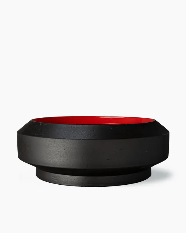 bitossi-ceramiche-bolo-tribe-arik-levy-2007-nero-rosso-99-pezzi image 1