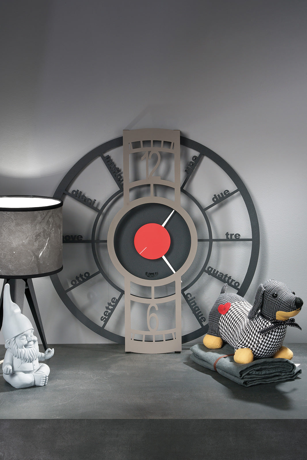 arti-mestieri-orologio-da-parete-push-the-button-diametro-51-cm image 2