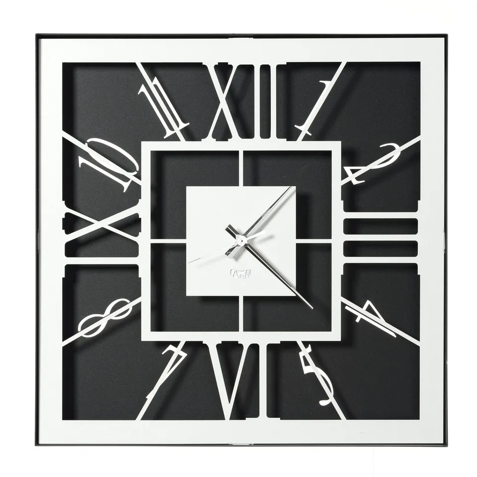 arti-mestieri-tauro-orologio-da-parete-quadrato-50x50-cm image 1