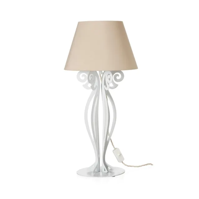 arti-mestieri-circeo-lampada-da-tavolo-alta-con-paralume image 1