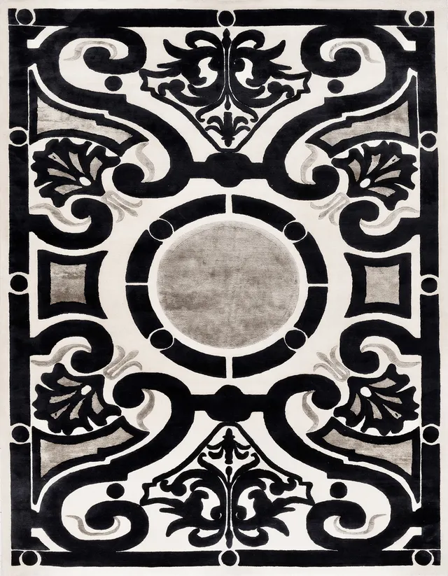 illulian-opera-tappeto-360x273-cm-lana-e-seta-platinum-120 image 1