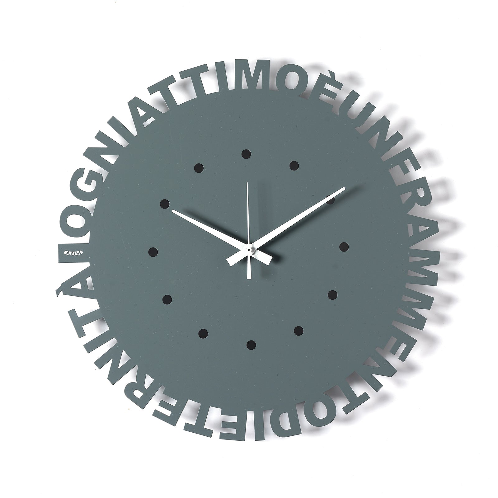 arti-mestieri-wordshow-orologio-da-parete-minimal-40-cm-con-frase image 4