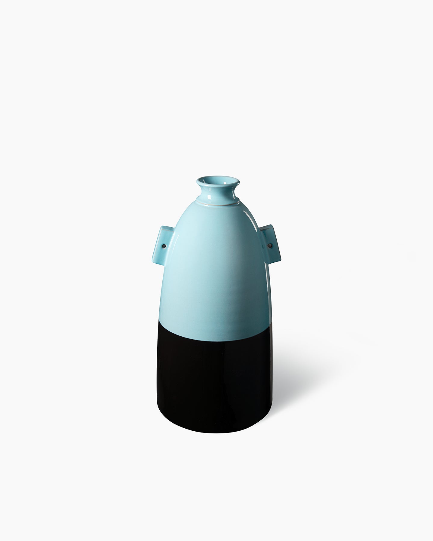 bitossi-ceramiche-vaso-1973-aldo-londi-nero-turchese-riedizione-199-pezzi image 2