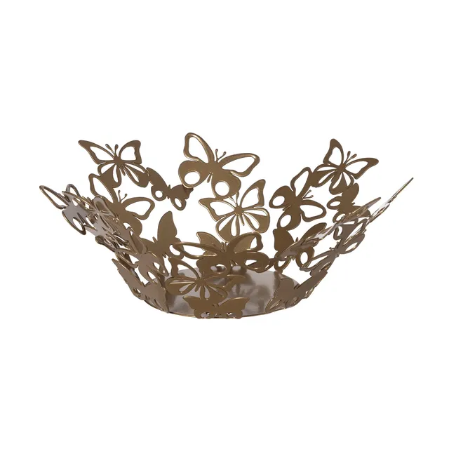 arti-mestieri-farfalloso-centrotavola-piccolo-oro-laccato image 1