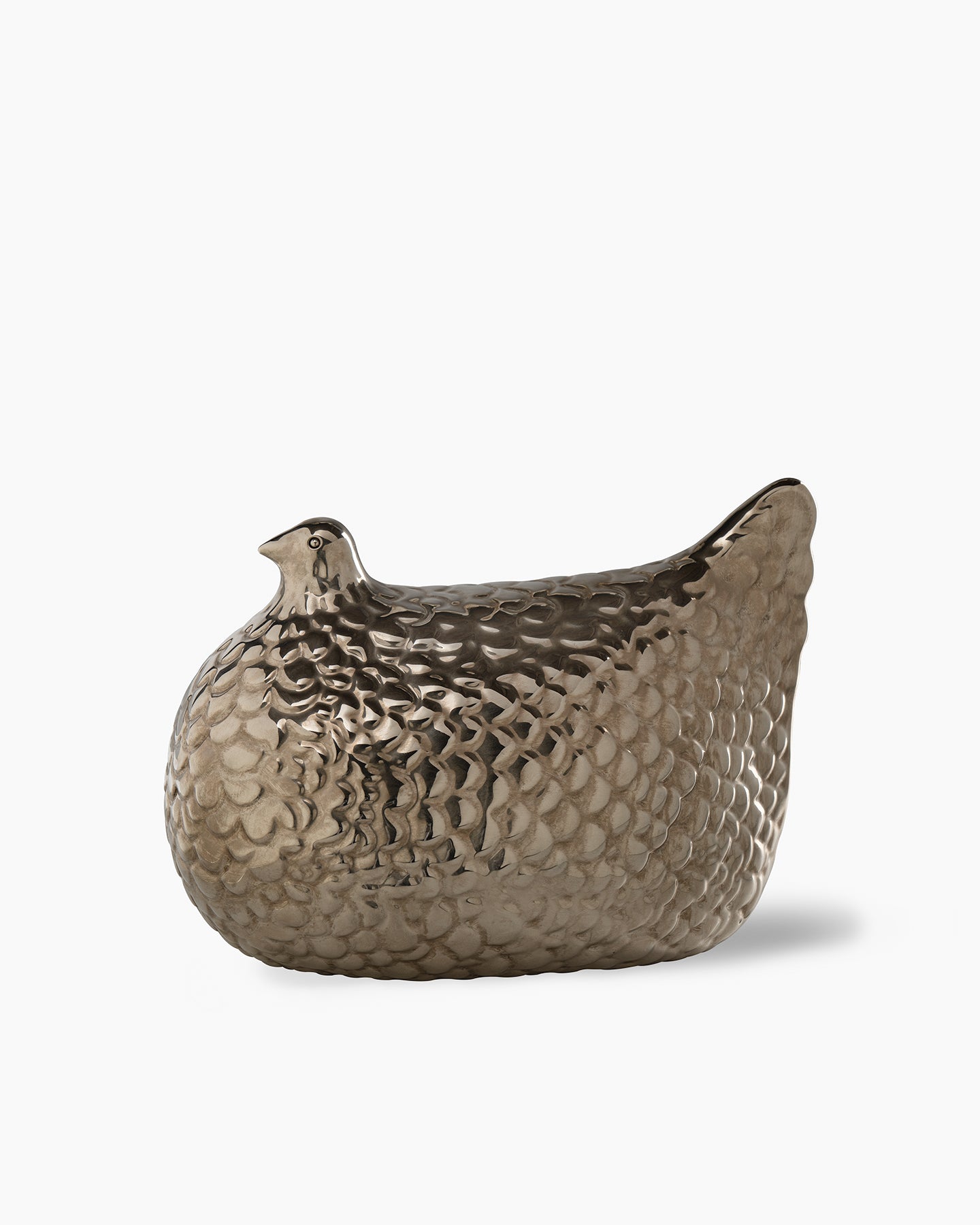 bitossi-ceramiche-figura-gallina-1963-aldo-londi-argento-ed-149 image 1