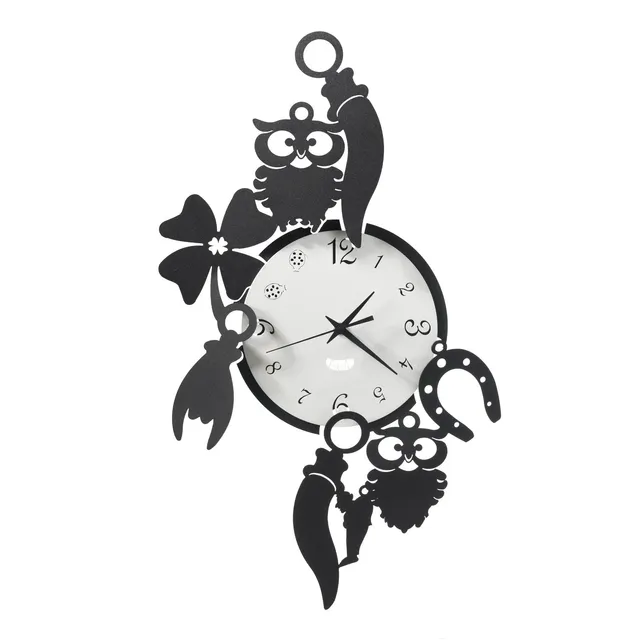 arti-mestieri-good-luck-orologio-da-parete-portafortuna image 1