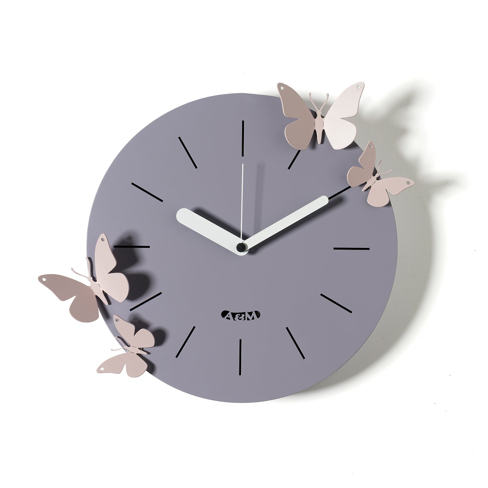 arti-mestieri-battito-d-ali-orologio-da-parete-con-farfalle image 1