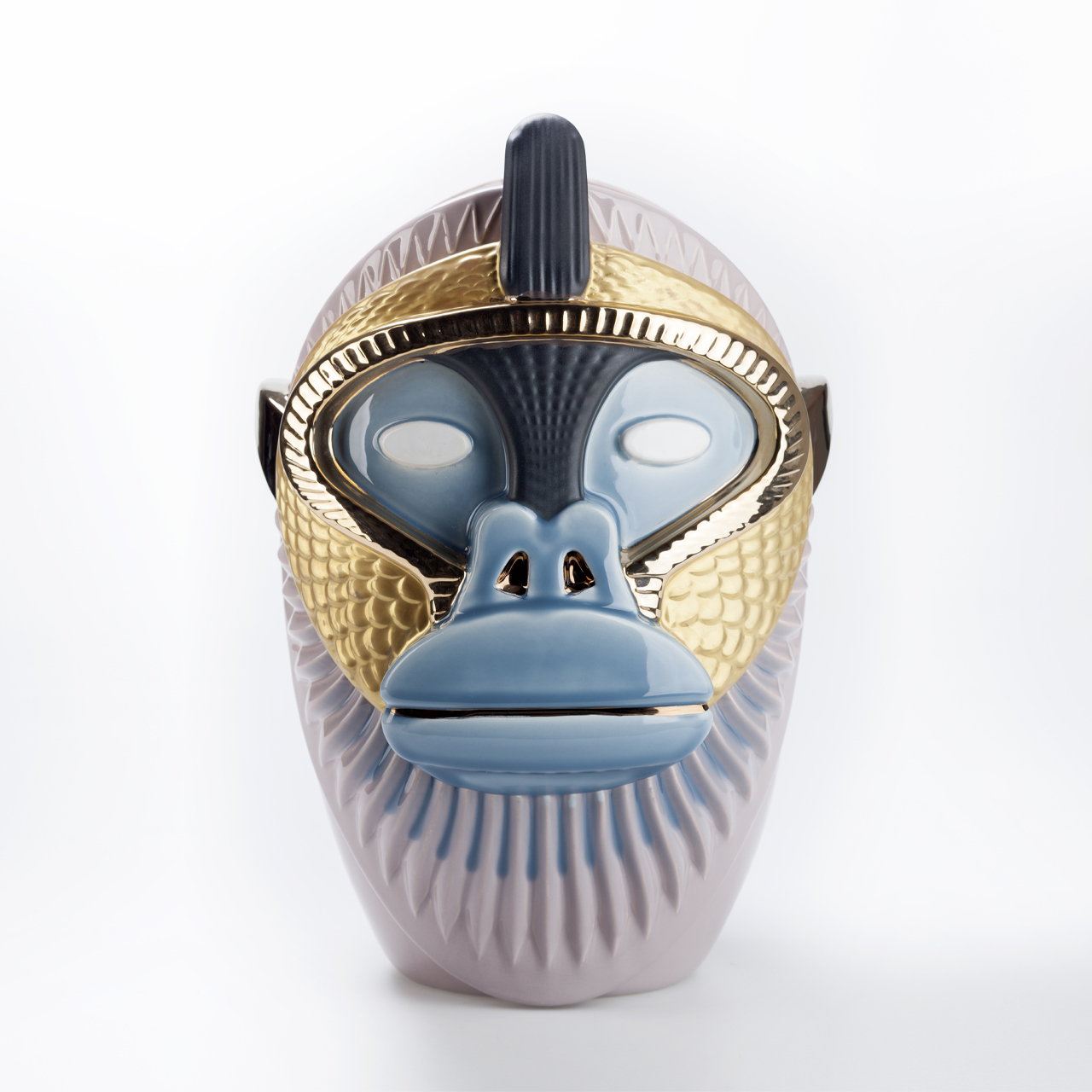 bosa-primates-kandti-vaso-scultura-ceramica-scimmia image 1