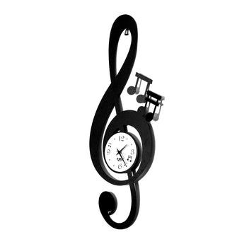 arti-mestieri-chiave-musicale-orologio-da-parete-verticale-note image 2