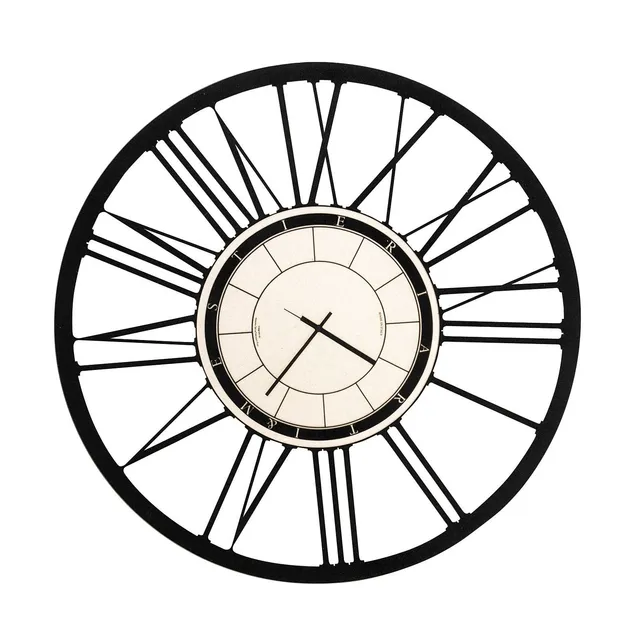 arti-mestieri-big-90-orologio-da-parete-ferro-90-cm-nero image 1