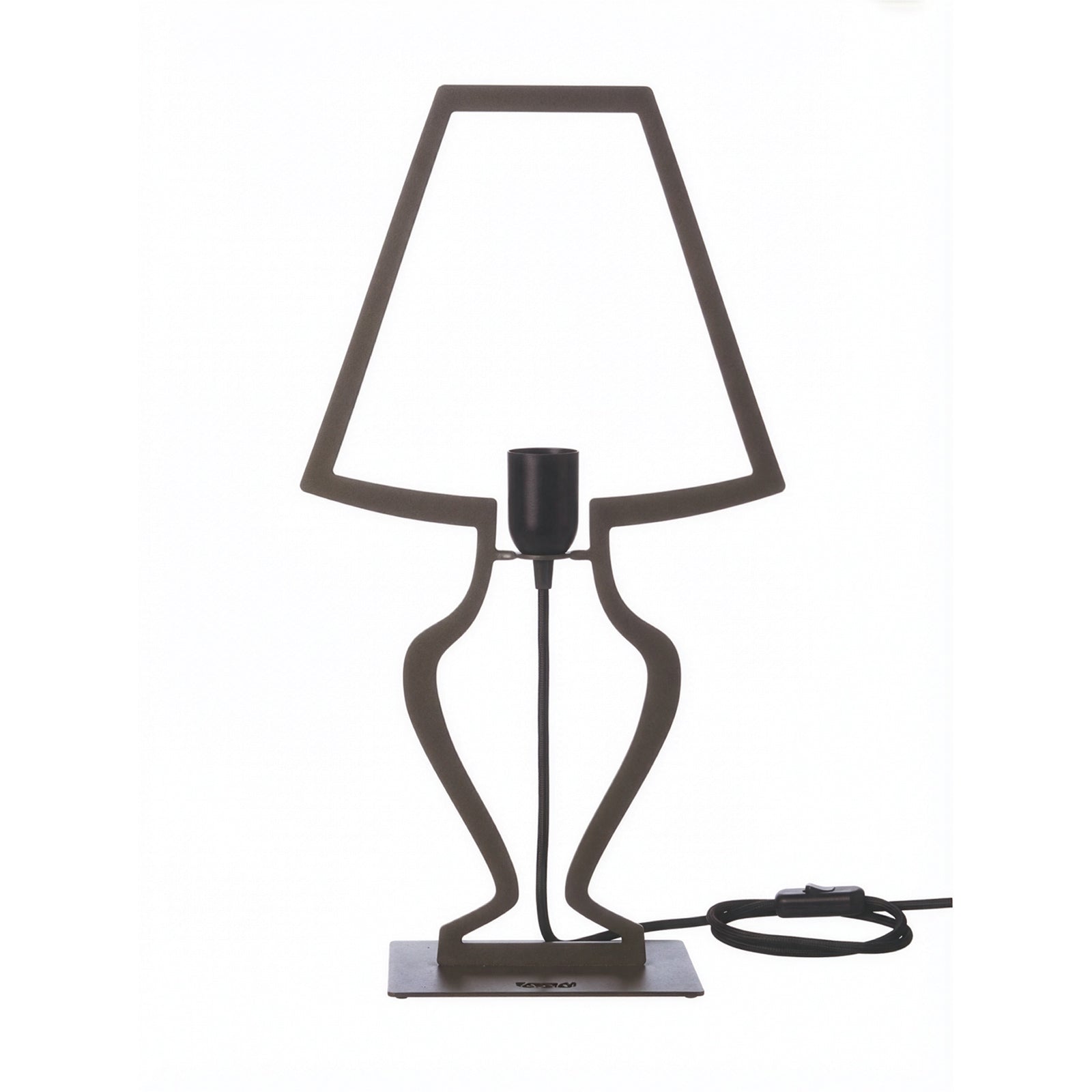 arti-mestieri-silhouette-grande-lampada-da-tavolo-design image 1