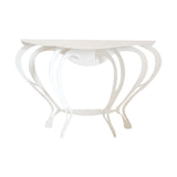 arti-mestieri-ballerina-consolle-di-design-in-ferro-bianca-130x35x80-cm image 5