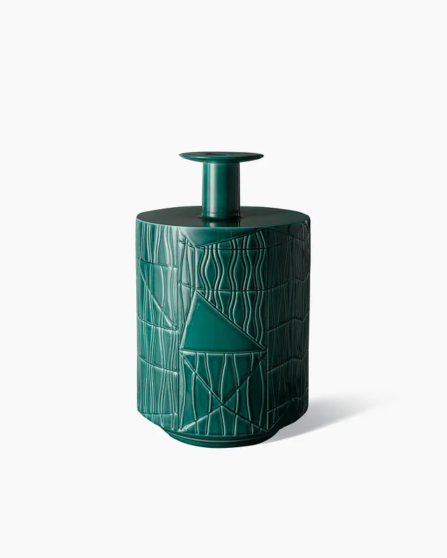 bitossi-ceramiche-vaso-bethan-laura-wood-rimini-blu-verde-2016 image 1