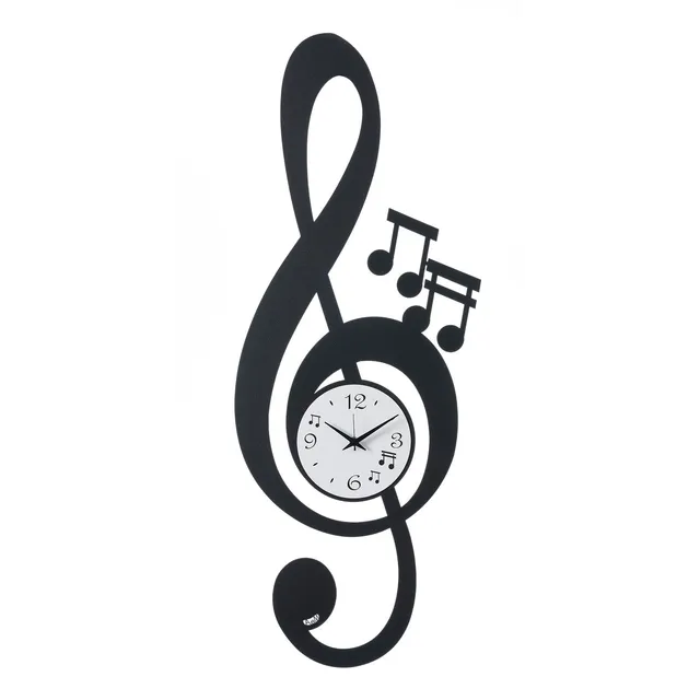 arti-mestieri-orologio-da-parete-chiave-musicale image 1