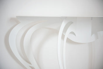 arti-mestieri-ballerina-consolle-di-design-in-ferro-bianca-130x35x80-cm image 4