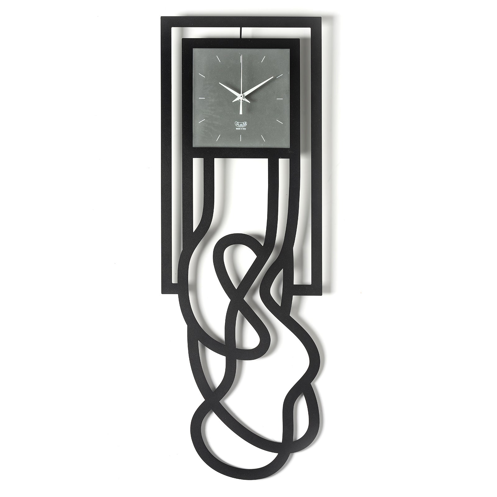 arti-mestieri-magma-orologio-da-parete-particolare-vetro-e-metallo image 1