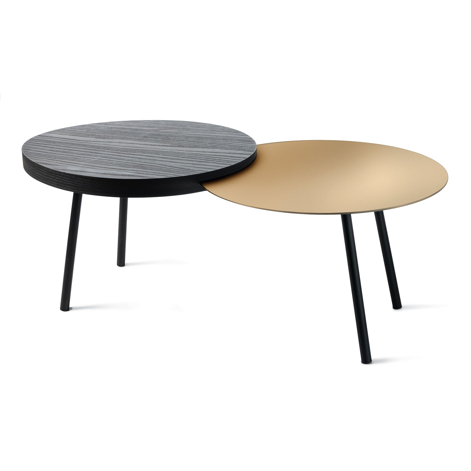 arti-mestieri-packtop-tavolino-da-soggiorno-piccolo-90x50x35-cm-ferro-e-mdf-weng image 2