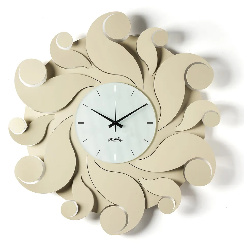 arti-mestieri-medusa-orologio-da-parete-particolare-in-ferro-e-vetro image 1
