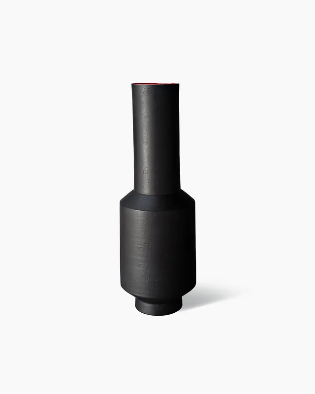 bitossi-ceramiche-vaso-tribe-arik-levy-nero-rosso-99-pezzi image 1