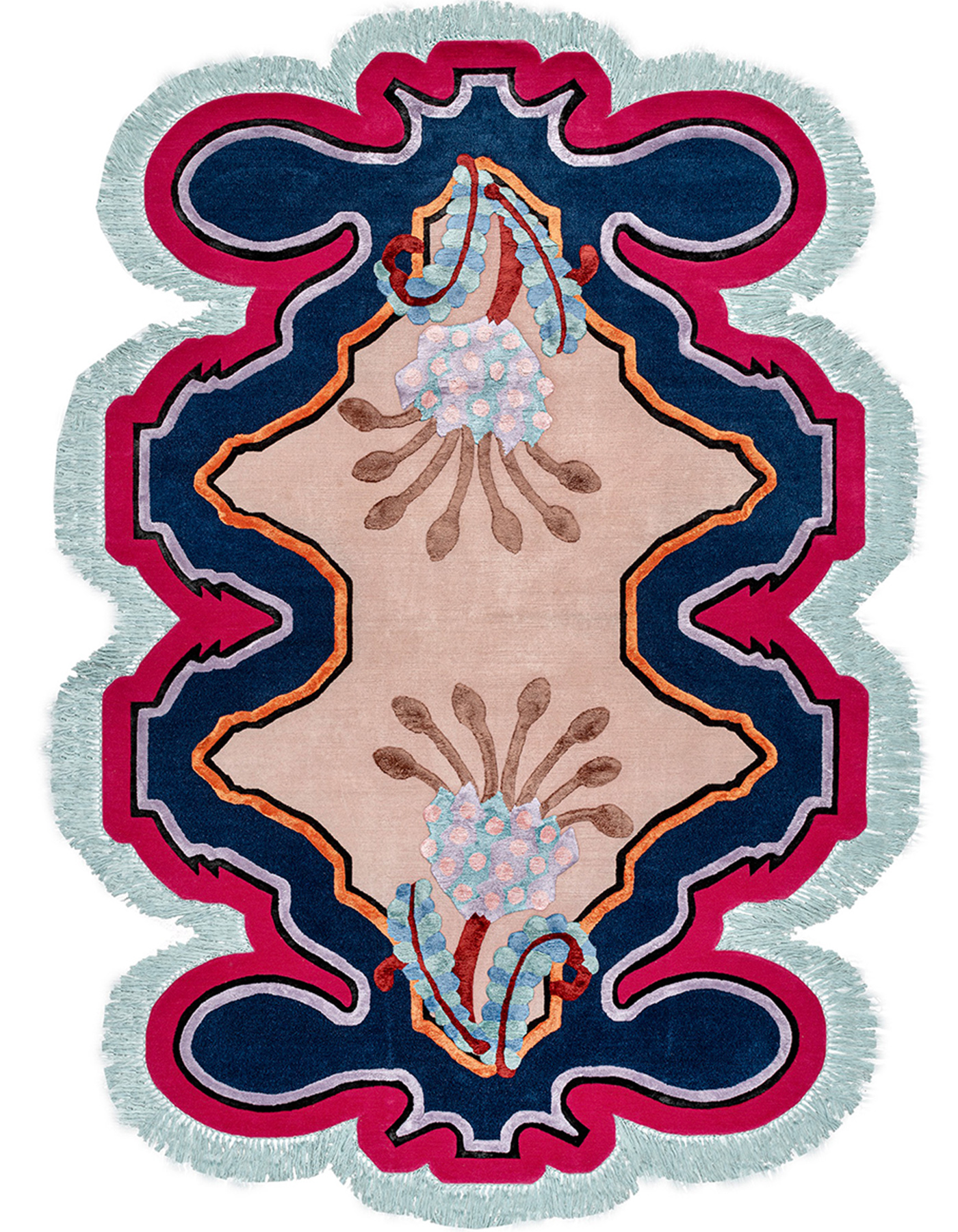 illulian-multifarious-flora-vol-ii-tappeto-202x142-cm-lana-e-seta image 1