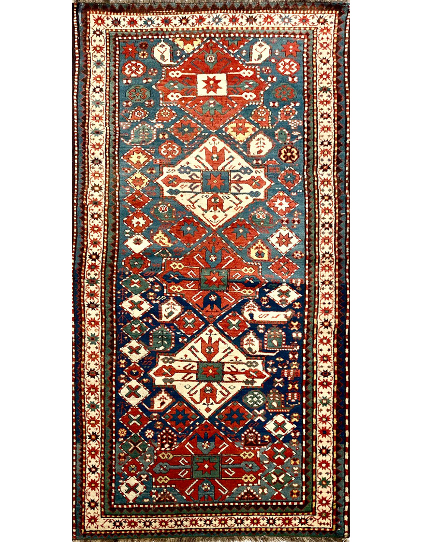 illulian-kasak-medallions-tappeto-nomade-250x110-cm image 1