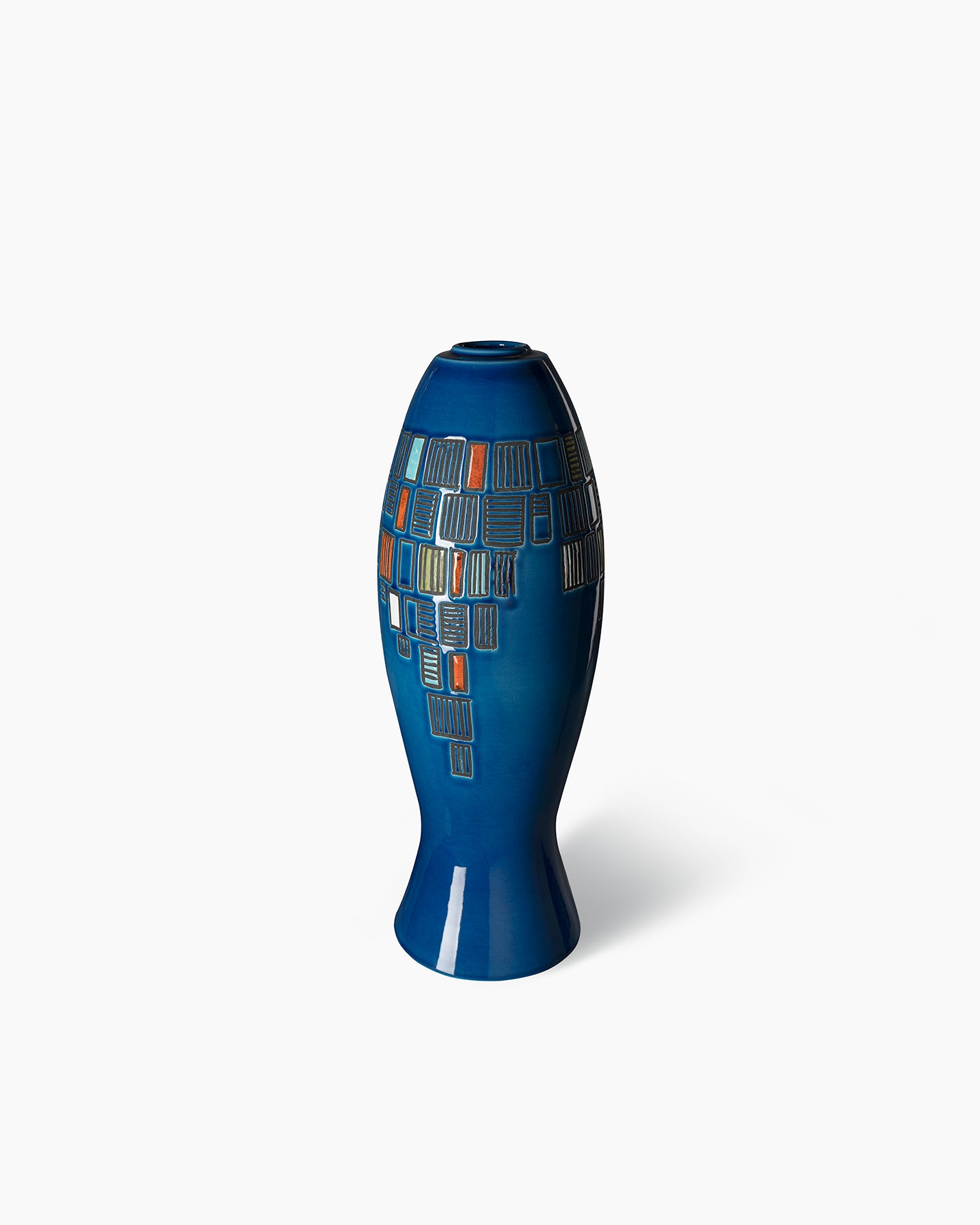 bitossi-ceramiche-vaso-aldo-londi-1963-decoro-capogrossi-edizione-99 image 3