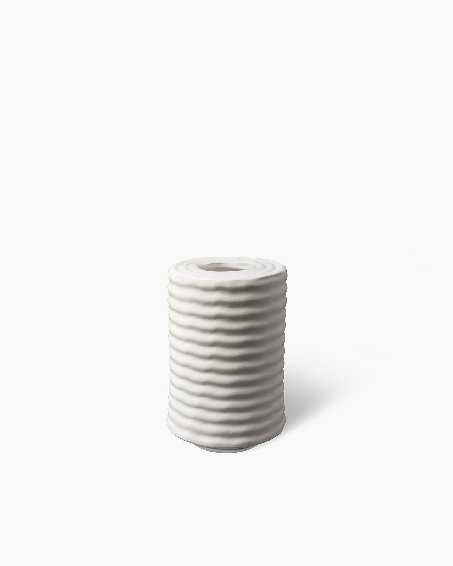 bitossi-ceramiche-vaso-wiggle-max-lamb-in-terra-bianca-smalto-bianco-matt image 1