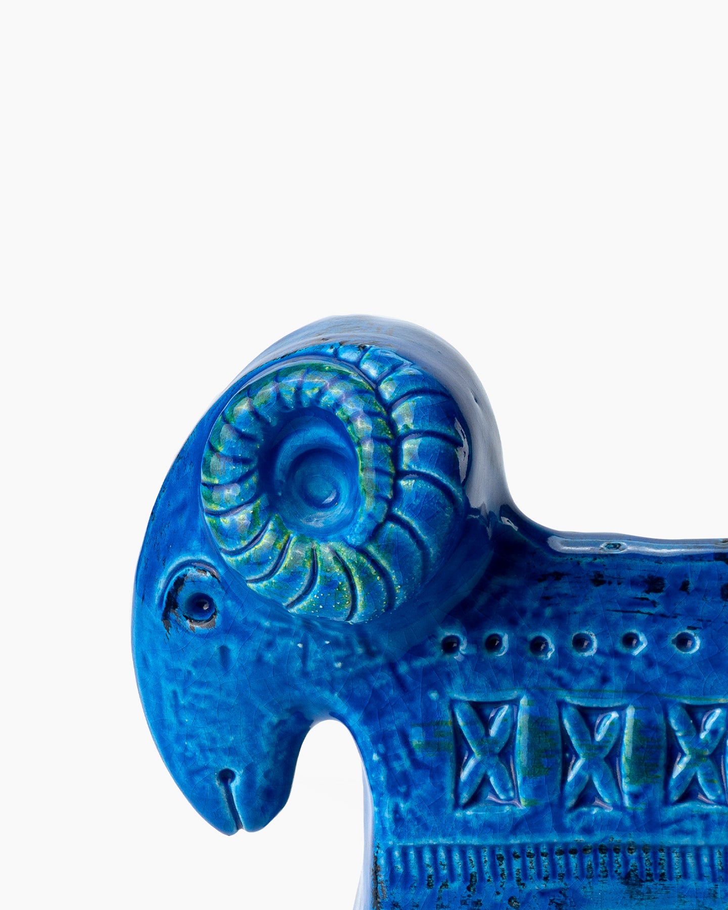 bitossi-ceramiche-figura-montone-rimini-blu-aldo-londi image 3