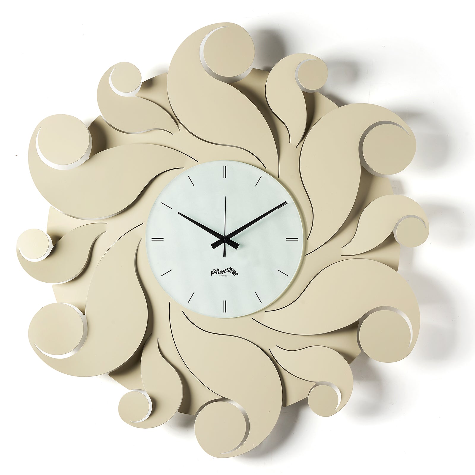 arti-mestieri-medusa-orologio-da-parete-particolare-in-ferro-e-vetro image 1
