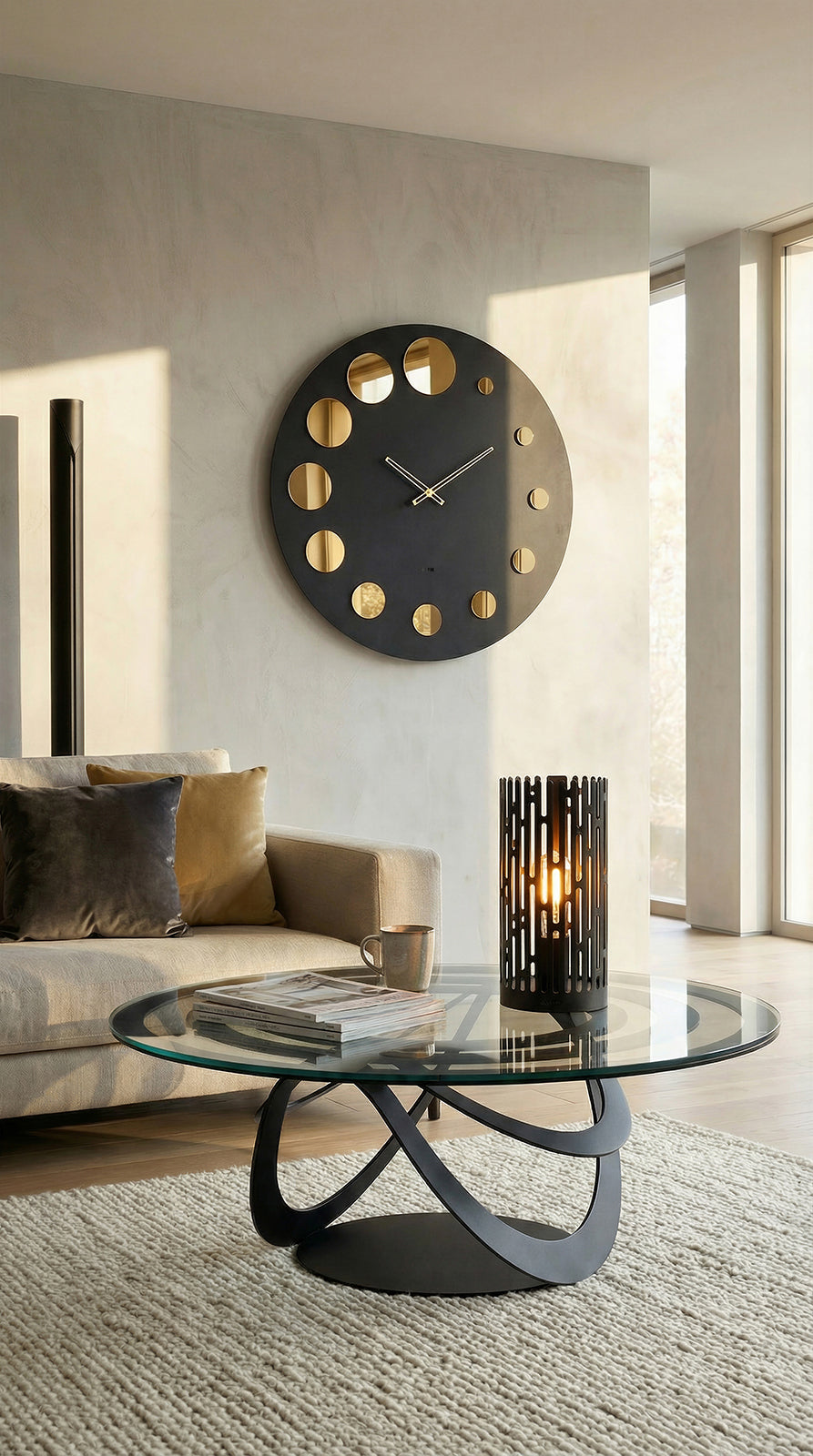 arti-mestieri-formula-orologio-da-parete-minimal image 3