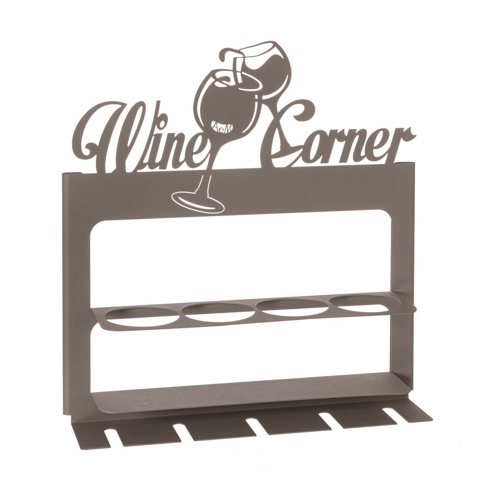 arti-mestieri-wine-corner-porta-bottiglie-da-parete-in-ferro-4-posti-45x10x45-cm image 1