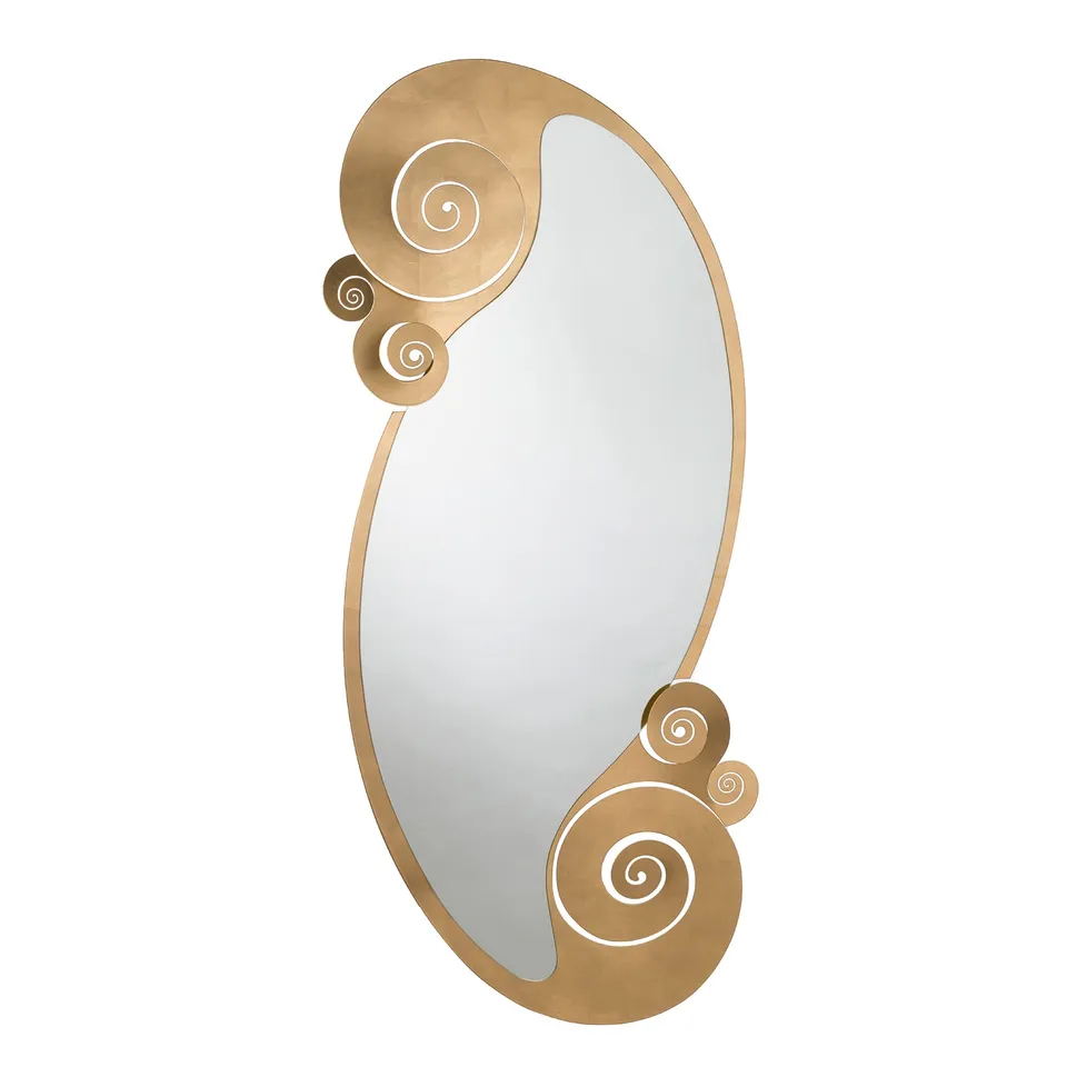 arti-mestieri-specchio-circeo-grande-170-cm-oro-trasparente image 1
