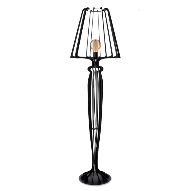 arti-mestieri-minerva-lampada-da-terra-reticolato-per-soggiorno image 1