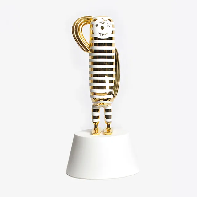 bosa-hopebird-scultura-uccello-oro-24kt-edizione-99 image 1