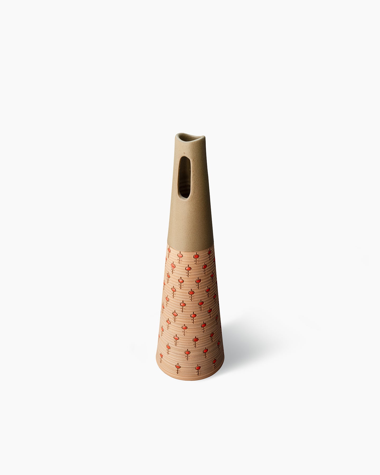 bitossi-ceramiche-vaso-cono-1957-aldo-londi-verde-oliva-limited-199-pezzi image 3