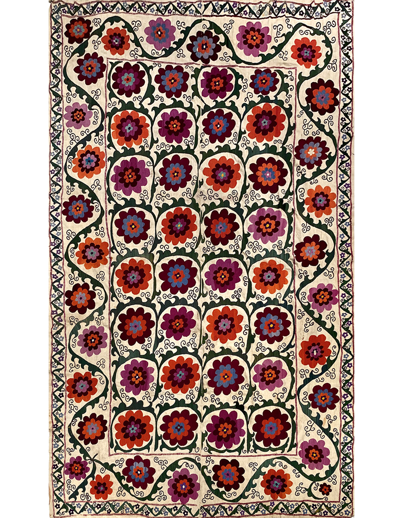 illulian-suzani-c-tappeto-nomad-225-x-180-cm-uzbekistan image 1