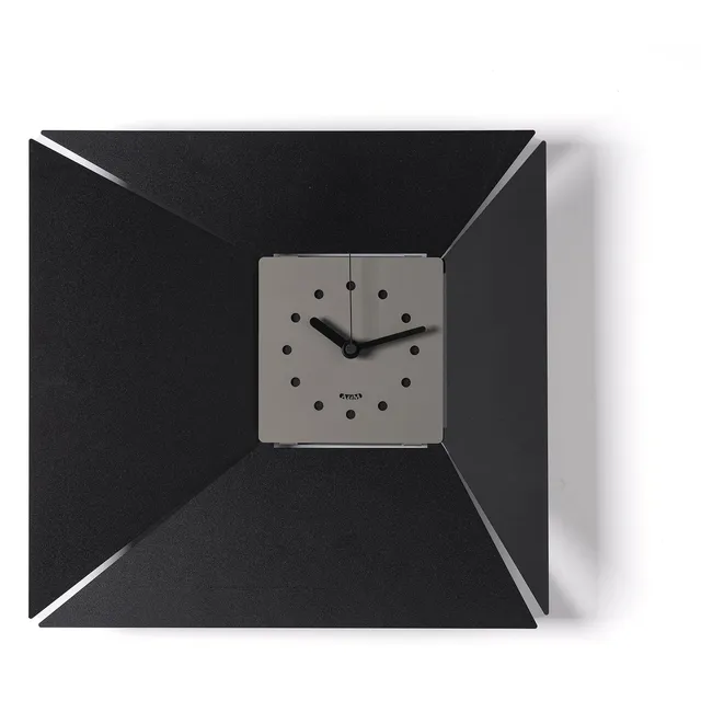 arti-mestieri-illusio-orologio-da-parete-minimal-quadrato-42x5x40-cm image 1