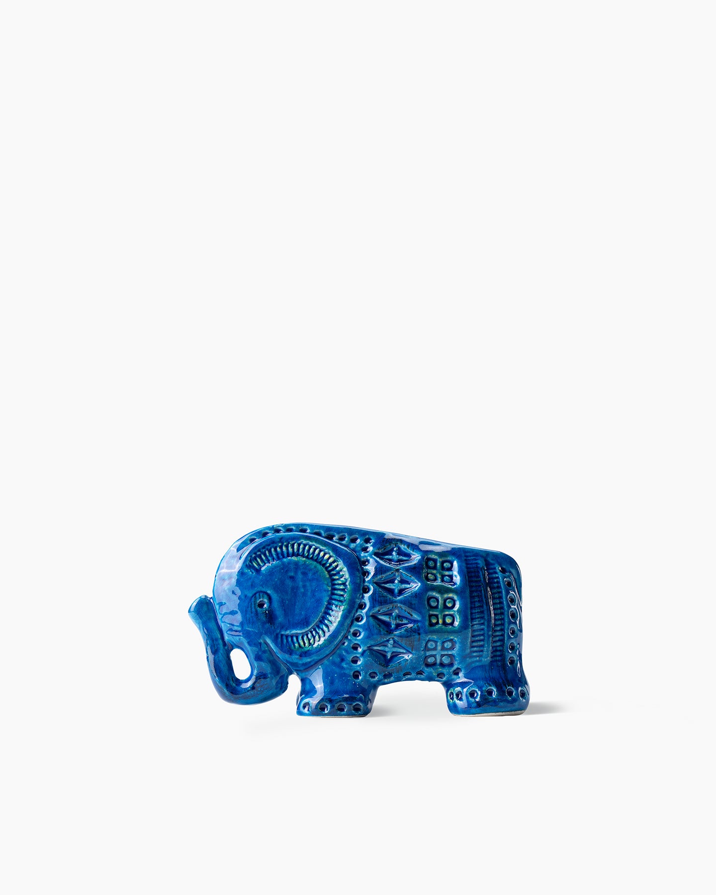 bitossi-ceramiche-figura-elefante-rimini-blu-aldo-londi image 1