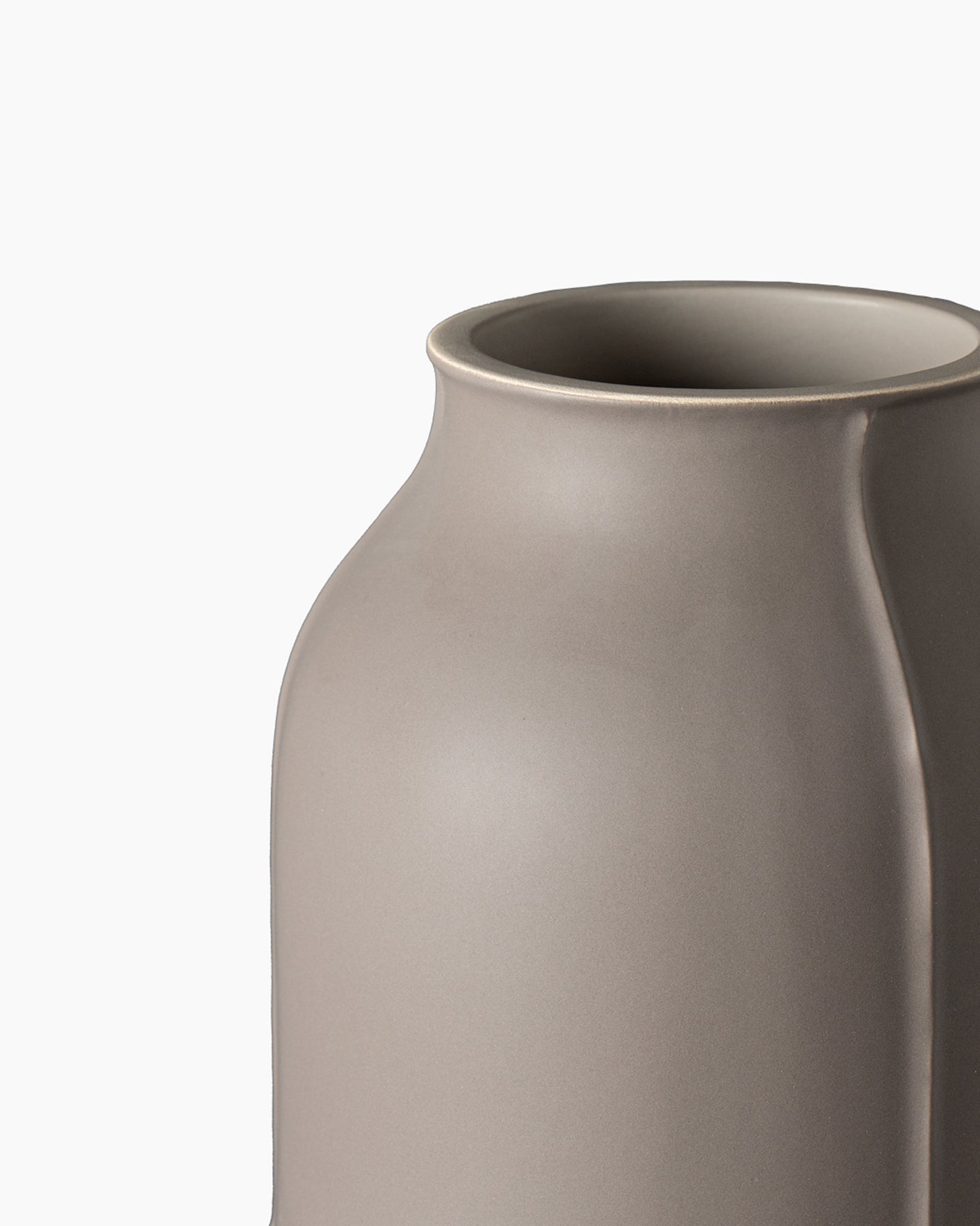 bitossi-ceramiche-vaso-barrel-small-seams-benjamin-hubert-grigio image 3