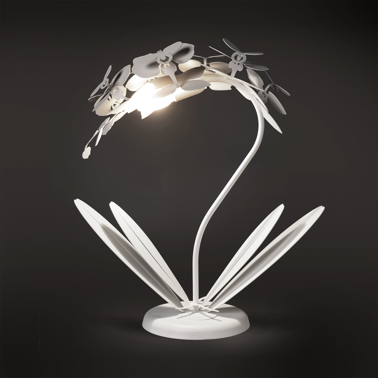 arti-mestieri-lampada-da-tavolo-orchidea-piccola-floreale image 3